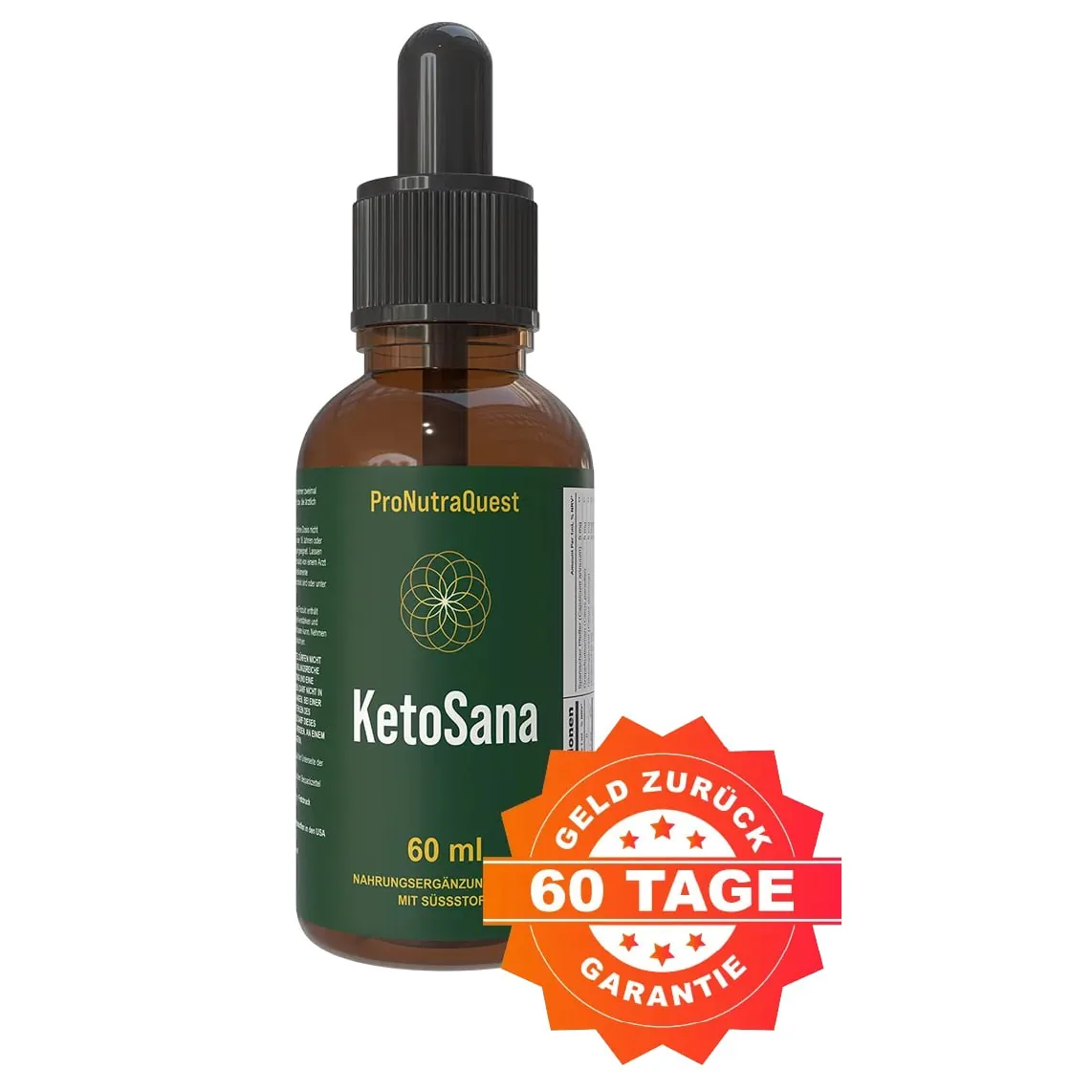 KetoSana Flasche mit 60-Tage-Garantie